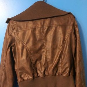 Full Tilt Jackets & Coats - Brown leather jacket Full Tilt Jackets & Coats - Brown leather jacket